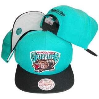  Vancouver Grizzlies Turquoise/Black Two Tone Snapback 