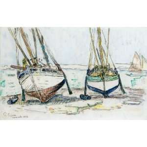   Signac   24 x 16 inches   Bateaux de pêche, Lomalo