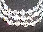 LAGUNA Full Set Vintage Crystal Necklace, Bracelet, Ear