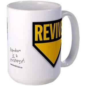  Revive Yellow Health Large Mug by  Everything 