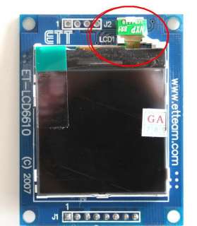 132x132 pix Serial Color Graphic LCD SPI PIC ARM AVR  