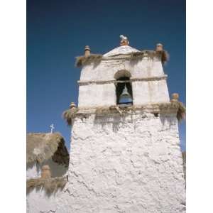 Church, at the Aymara Pastoral Village of Parinacota, Chile Premium 