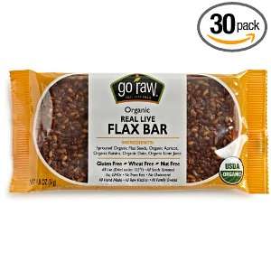 Freeland Go Raw Bars, Real Live Flax, 1.8 Ounce Bar (Pack of 30 