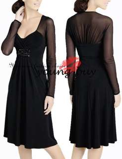 Black Lady Formal Costume Party Dress AU Sz 6 16 W1075  