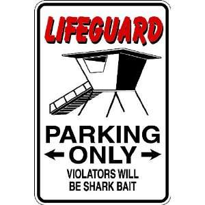 Occ65) Lifeguard Worker Occupation 9x12 Aluminum Novelty Parking 