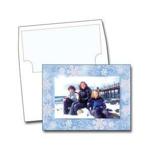  NRN SNOW SWIRLS Photo Cards   6 x 8   10 Cards Office 