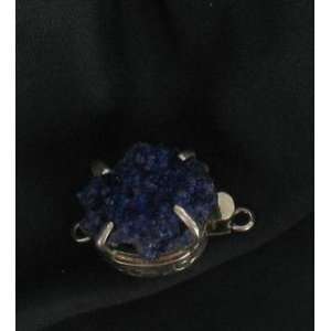  ARIZONA DRUSY AZURITE STERLING CLASP~ 