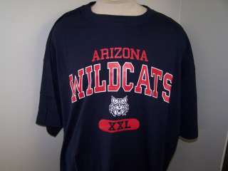 Arizona Wildcats Big & Tall Full Logo T Shirt XL Tall  