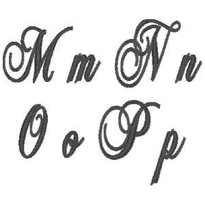 Decorative Script font machine embroidery designsBOGO  