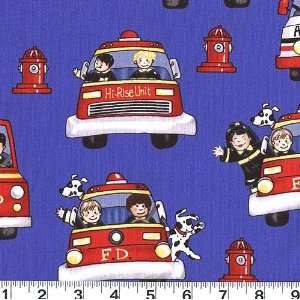   45 Wide Kidz Rescue Royal Fabric By The Yard Arts, Crafts & Sewing