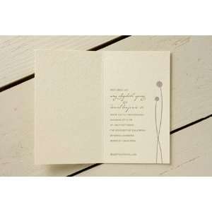    Allium Wedding Invitations by Oblation