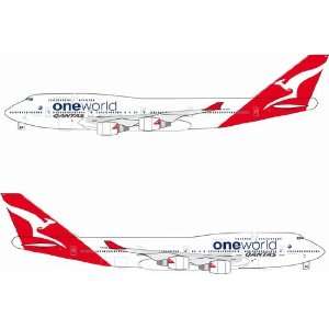  Dragon Wings Qantas B747 400 One World Model Airplane 