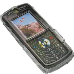  Motorola L7 SLVR Clear Crystal Case   Includes TWO Bonus 