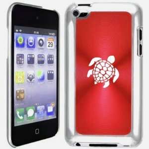 iPod Touch 4 4G 4th Generation Red B87 hard back case cover Sea Turtle 