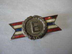 ARMY NAVY PRODUCTION AWARD STERLING WWII E PIN  