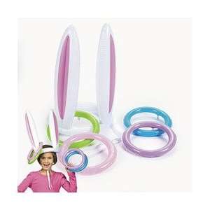 INFLATABLE Easter BUNNY Ears RING TOSS GAME/Hat/DECOR/PARTY DECORATION 