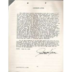  JOANNA KEARNS HAND SIGNED CONTRACT THE PREPPY MURDERS 