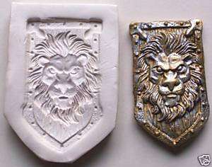 LION HEAD FACE SHIELD gothic ~ CNS polymer clay mold  