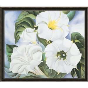  10.75x12.25 Jimson Weed, 1935 by OKeefee Framed Art 