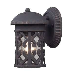  Tuscany Coast 1 Light Outdoor Sconce In Weathered Charcoal 