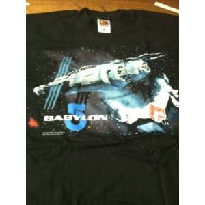  Babylon 5 Two Ships T Shirt Size Large 