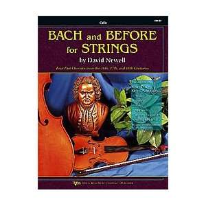  Bach and Before For Strings Cello Books
