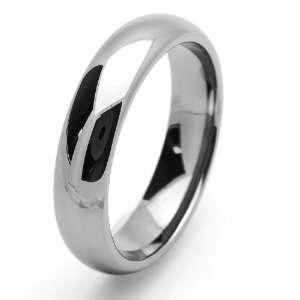  Comfort Fit Tungsten Carbide Wedding Band Domed Classic Ring For Men 