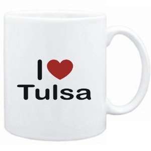  Mug White I LOVE Tulsa  Usa Cities