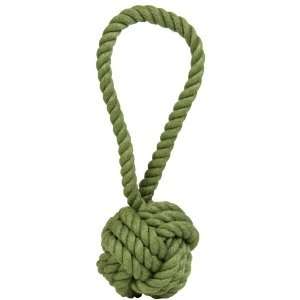  Harry Barker Cotton Rope Tug and Toss Toy   Green   Large 