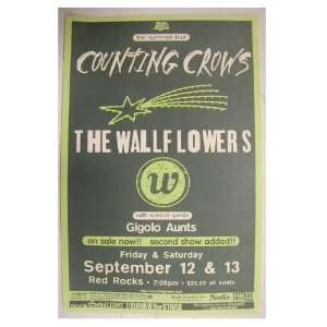 Counting Crows WallFlowers Handbill Poster The