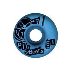 Pig Stencil Blue Urethane 51mm Wheels