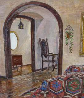 August Dencker. The artists residence/ salon. 1939.  