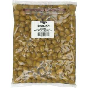 Vigo Sicilian Olives, 4 lb Grocery & Gourmet Food