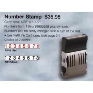  Xstamper Numbering Stamp