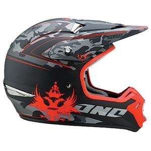   Replacement Visor for Kombat Camo Helmet     /Flat Black/Red