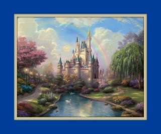   Disney Cinderella Castle Land World 8 x 10 Double mat Print  