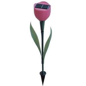  SUper Bright Solar LED Tulip   PINK Patio, Lawn & Garden