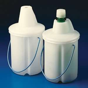   Acid/Solvent Bottle Carrier with Truncated Top, 7 1/8 Dia x 12 1/2 H