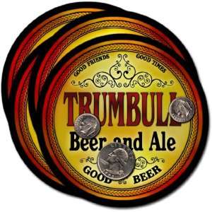  Trumbull, CT Beer & Ale Coasters   4pk 