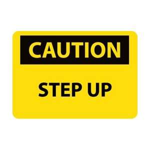 C401PB   Caution, Step Up, 10 X 14, Pressure Sensitive Vinyl  