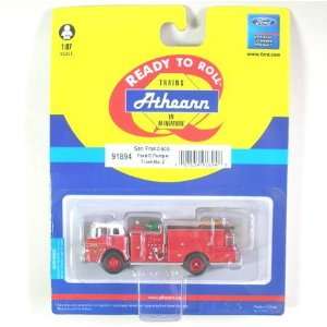    HO RTR Ford C Fire Truck/Short, San Francisco Toys & Games