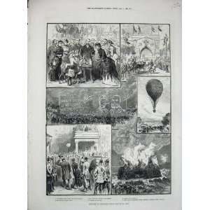   1882 Triumphal Arch Balloon Lister Park Prince