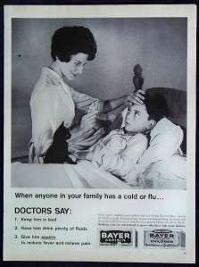 Vintage Magazine Print Ad Bayer Aspirin Childrens  