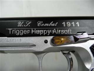 TSD WG Colt 45 1911 CO2 gas Blowback Airsoft Metal Pistol 450FPS 