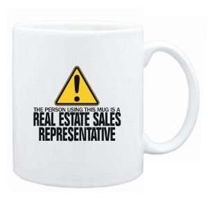  New  The Person Using This Mug Is A Real Estate Sales 