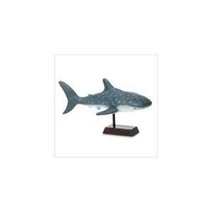 Blue Shark Figurine on Base