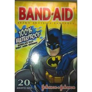 Band Aid Brand Adhesive Bandages Decorated Batman Waterproof Assorted