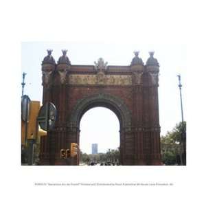  Barcelona Arc de Triomf Poster (10.00 x 8.00)