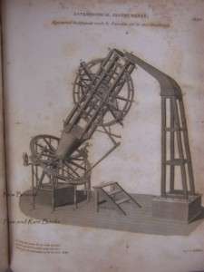 1820 ASTRONOMY ASTRONOMICAL INSTRUMENTS Amazing PLATES  