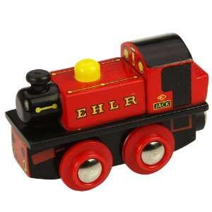   Bigjigs Heritage Collection Train Engine (EHLR   Jack) Toys & Games